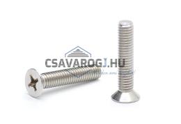 DIN965 - Süllyesztett fejű kereszthornyú csavarok