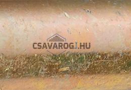 acélból, sárgára passzivált